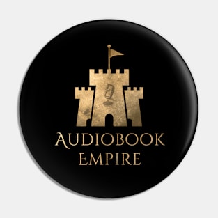 Audiobook Empire Black Logo Pin