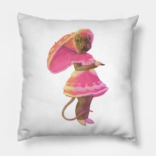 Frilly Little Rat Lady Pillow