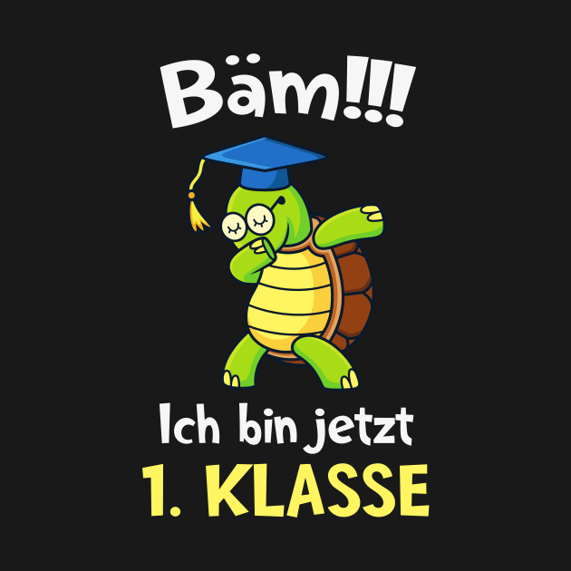 Dabbing Schildkröte 1. Klasee Schulanfang Kinder by Foxxy Merch