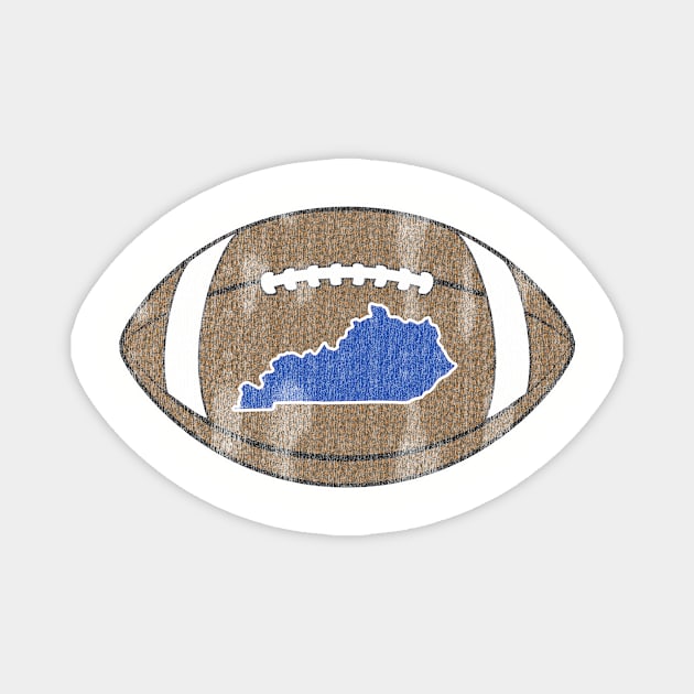 Kentucky State of Football Magnet by KentuckyYall