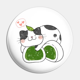 cat kawaii anime girl, Just A Girl Who Loves Anime and ramen T-Shirt Pin