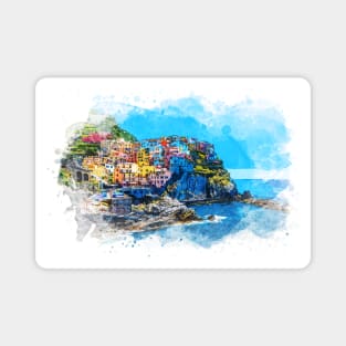 Cinque Terre Italy Liguria Italian Riviera coastline Magnet