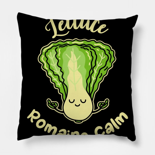 Lettuce Romaine Calm, Romaine Salad, Romaine Lettuce Pillow by maxdax