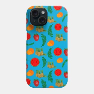 Pineapple And watermelon - Tropical Phone Case