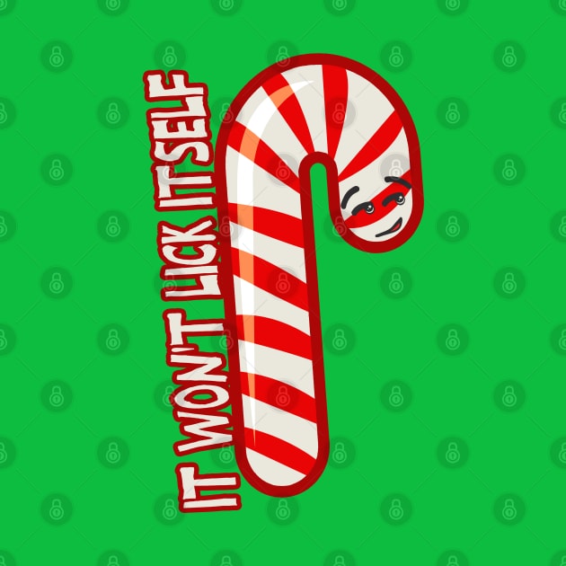 It won't lick itself candycane by rachybattlebot