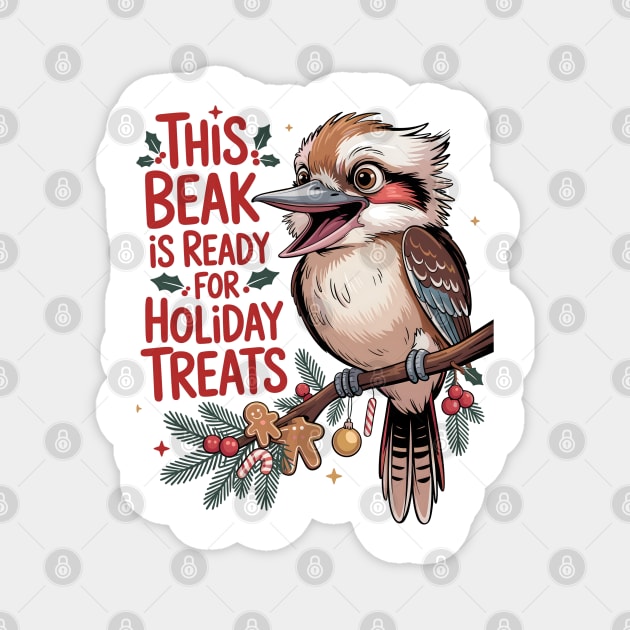 Xmas Kookaburra Magnet by JessArty