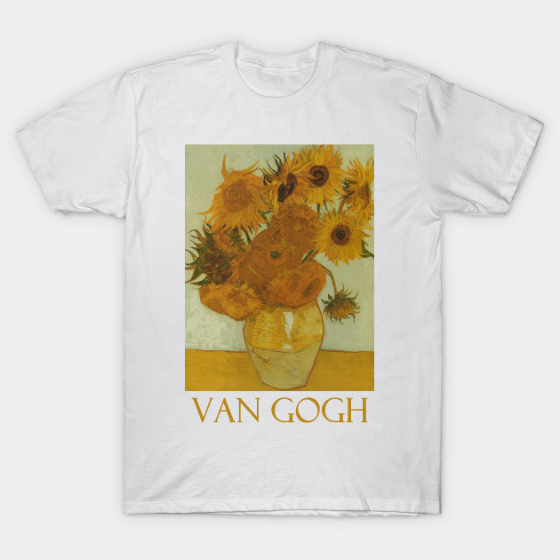 van gogh sunflowers tee