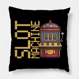 Slot Machine Game Cartoon Pillow