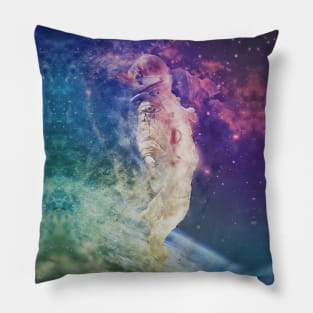 Psychedelic Astronaut Pillow