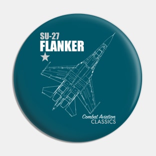 SU-27 Flanker Pin