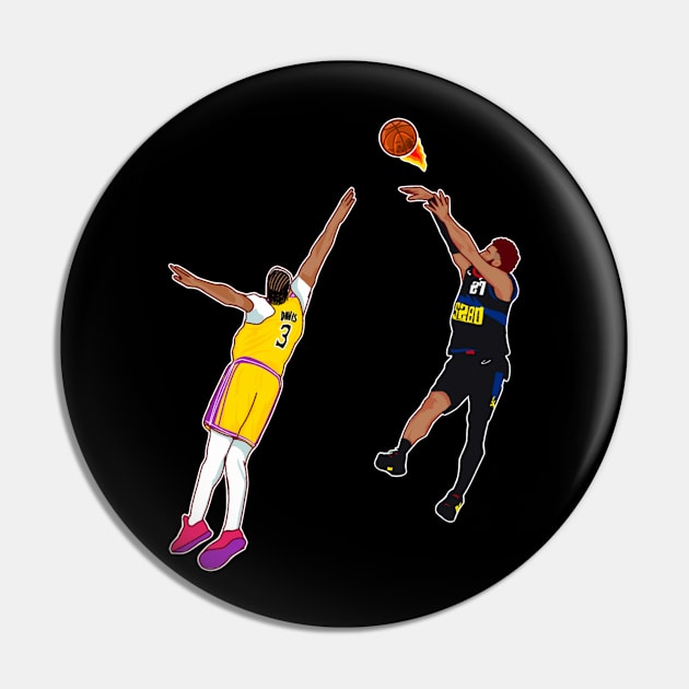 Jamal murray buzzer beater Pin by Qrstore