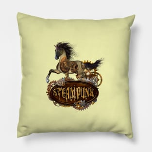 Wonderful steampunk horse Pillow