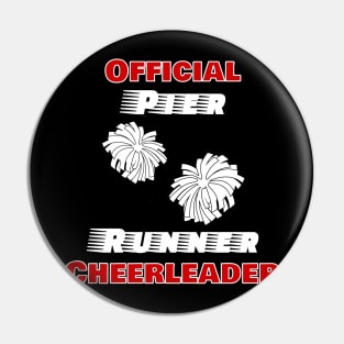 Cruise Fun Official Pier Runner Cheerleader Pom Pom T shirt Pin