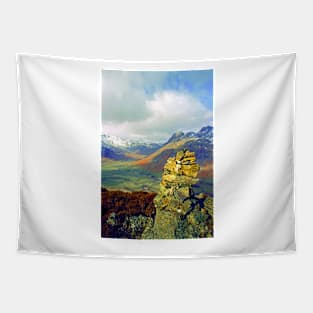 Cairn Overlooking the Langdale Valley Tapestry