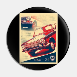 volga, russian classic car - GAZ 24 Pin