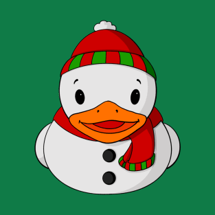 Snowman Rubber Duck T-Shirt