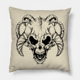 devil skull Pillow