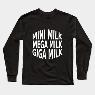 Mega Milk Long Sleeve T Shirts Teepublic - milk shirt roblox