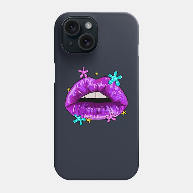 Disco Lips Phone Case by RachWillz