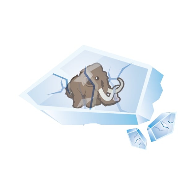 Just a Cute Frozen Mammoth by Dmytro