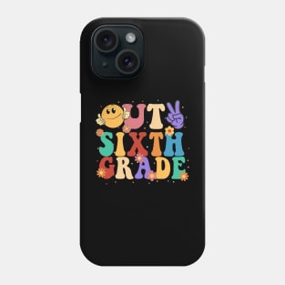 peace out sixth grade last day of school Phone Case