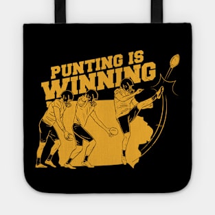 Punting Is Winning // Funny Football Punter Iowa Tote