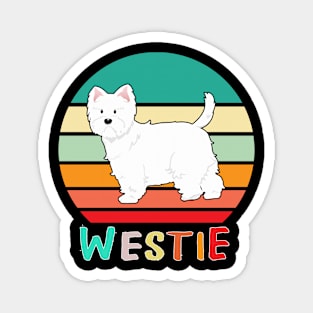 Vintage Retro Westie Magnet