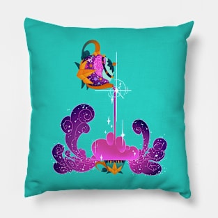 Cosmic Tea Time Pillow