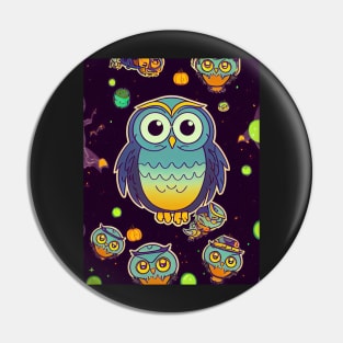 Owl Halloween Cute Pin