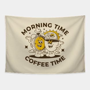 Morning time coffee time Tapestry