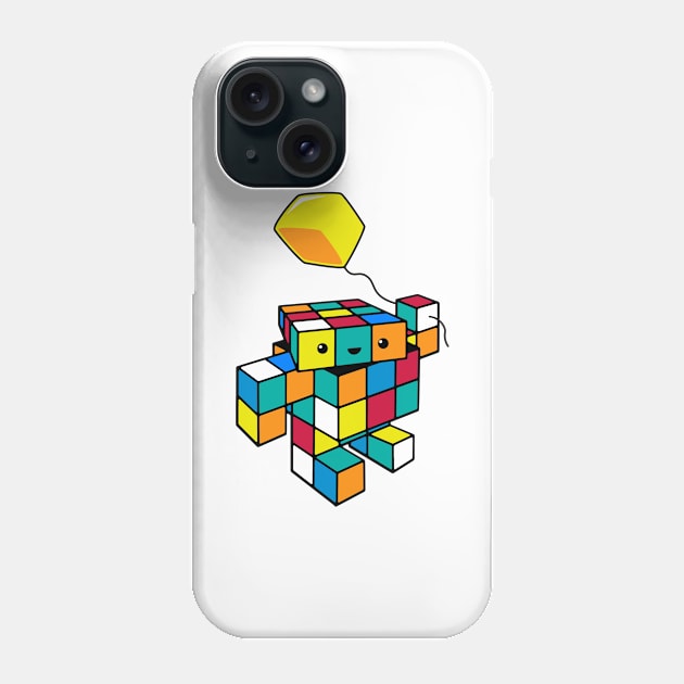 CUBE WITH A CUBE Phone Case by gotoup