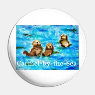 Otter Trio Carmel Pin