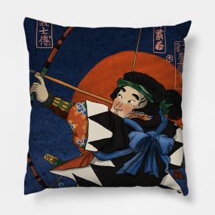 Ukiyo-e Samurai Pillow