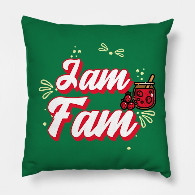 Jam Fam Pillow by Unique Treats Designs