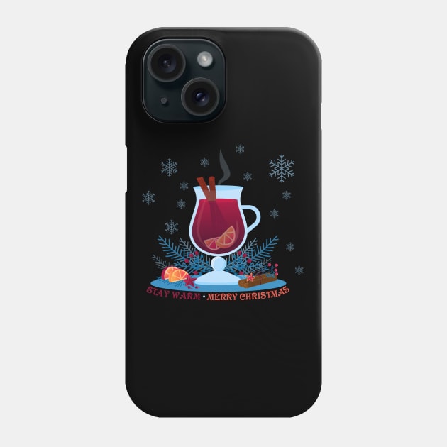 Stay warm - Merry Christmas Phone Case by All About Nerds