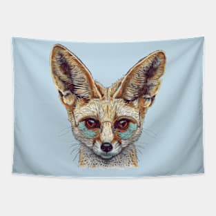 Desert Chic: The Fennec Fox with Specs! Tapestry