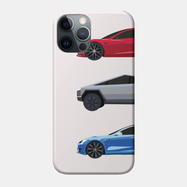 Minimalist Teslas 01 - Tesla - Phone Case