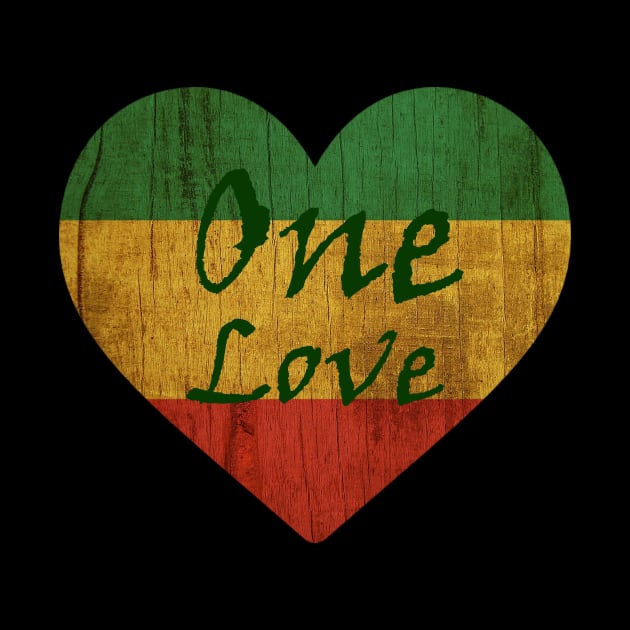 One Love, Reggae, Rastafarian by alzo