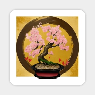 Bonsai Japanese Tree Vintage Since Magnet