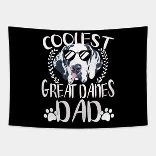 Glasses Coolest Great Danes Dog Dad Tapestry