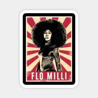 Retro Vintage Flo Milli Magnet