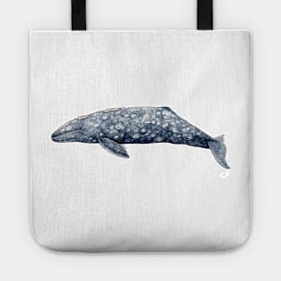 Grey whale Tote