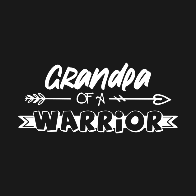 Grandpa of a Little Warrior shirt, Little warrior shirt, Cancer Survivor shirt, Grandpa t-shirt, Grandpa of a Strong Kid shirt, Cancer Awareness by GShow