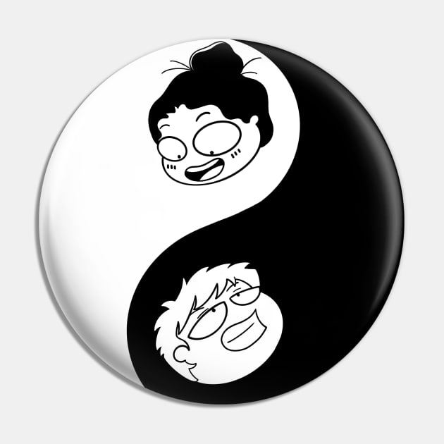 yin & yang Pin by AnnaOtake