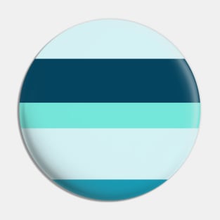 A gorgeous federation of Ice, Sky Blue, Water Blue and Midnight Green (Eagle Green) stripes. Pin