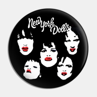 Retro Faces Pin