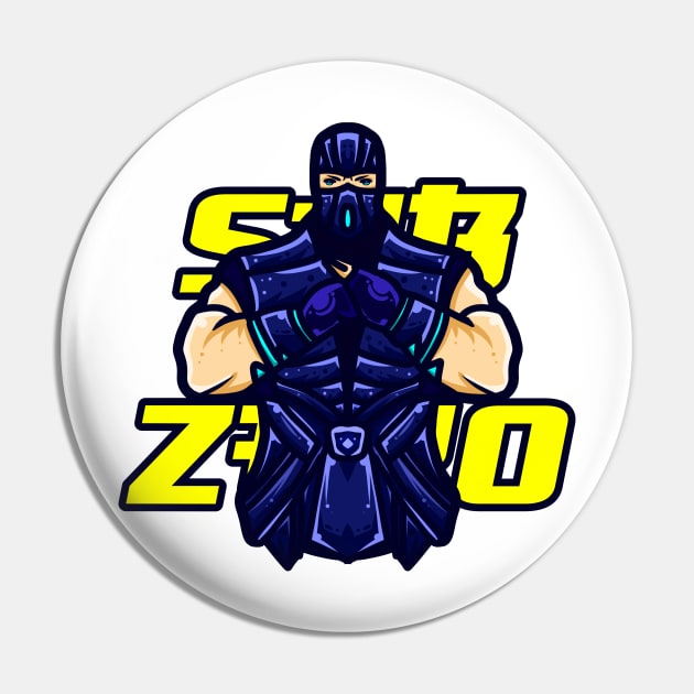 Sub-Zero Mortal Kombat Pin by Aldyz