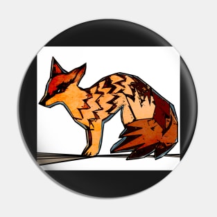 Sodaartstudio Digital Simple Modern Fox Pin