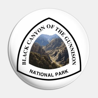 Black Canyon of the Gunnison National Park shield Pin