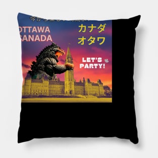 OTTAWA T-Shirt CANADA MONSTER JAPANESE Hoodie Pillow